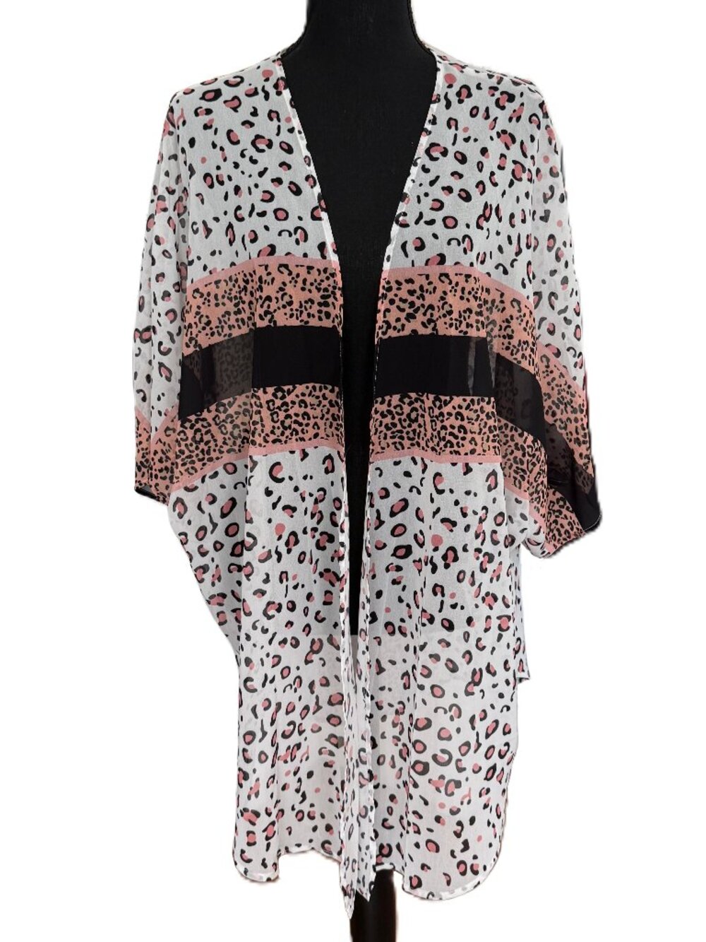 SHEIN | Leopard Print Kimono/Cardigan | XL